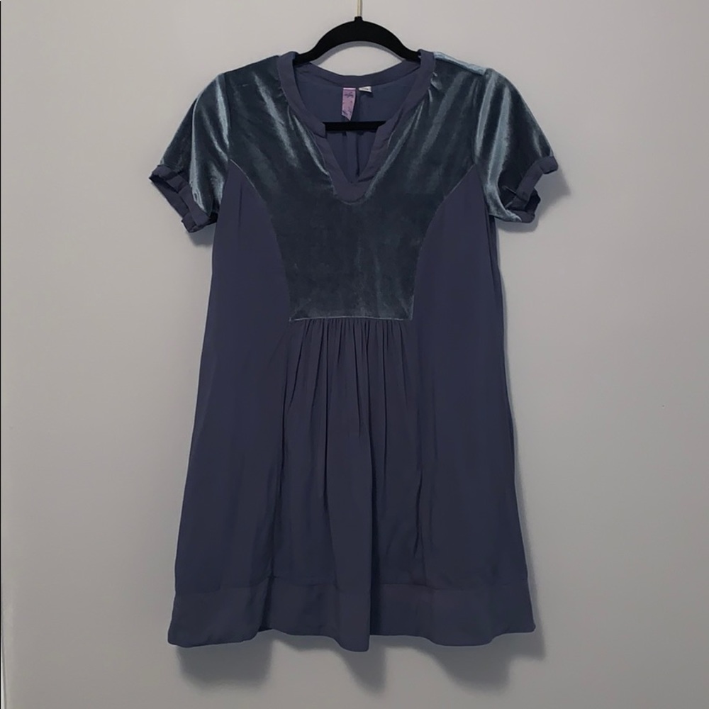 Turquoise Baby Doll Dress